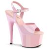 Pleaser - ADORE709 Sandale à bride à la cheville, Pole dance chaussures - Rose Product image